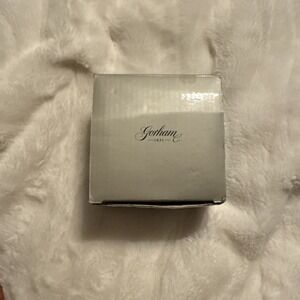 Gorham Lady Anne Full Lead Crystal Glass Coaster Set (4) Germany Vintage NIB